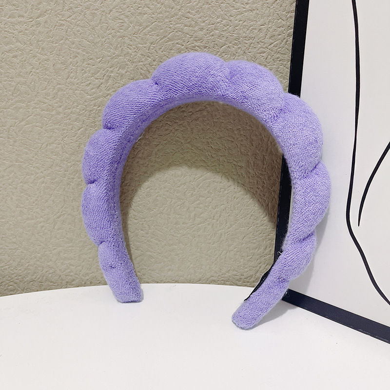 Towel flannelette sponge head hoop
