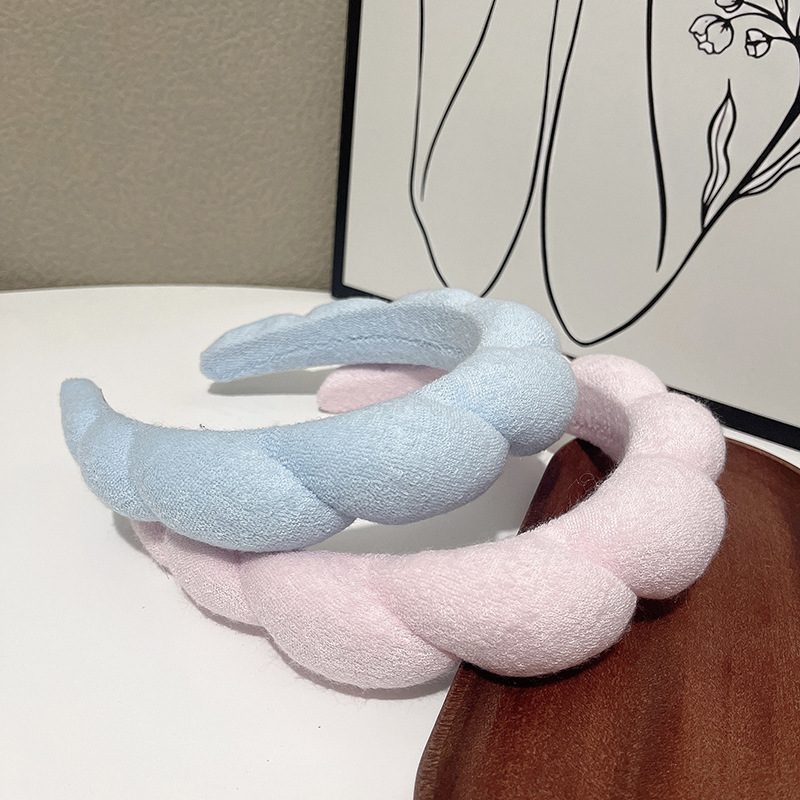 Towel flannelette sponge head hoop
