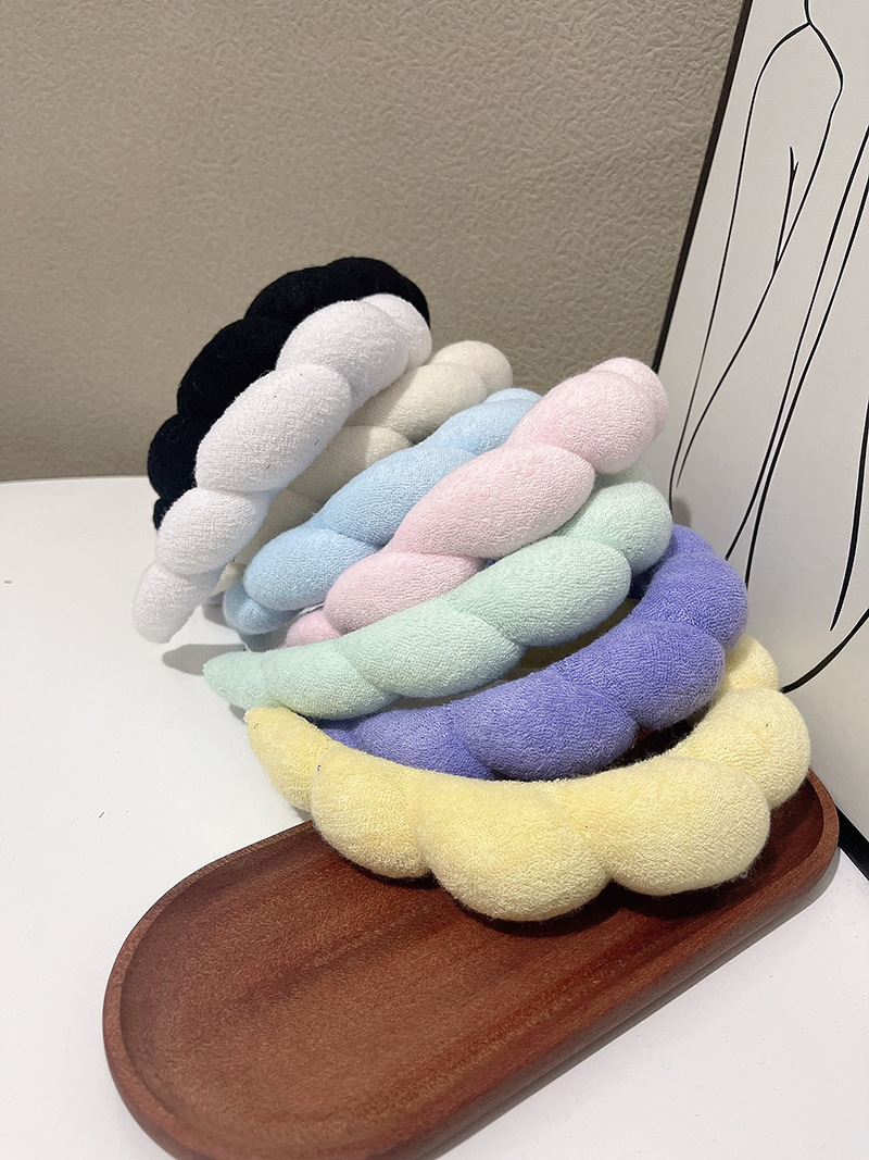 Towel flannelette sponge head hoop