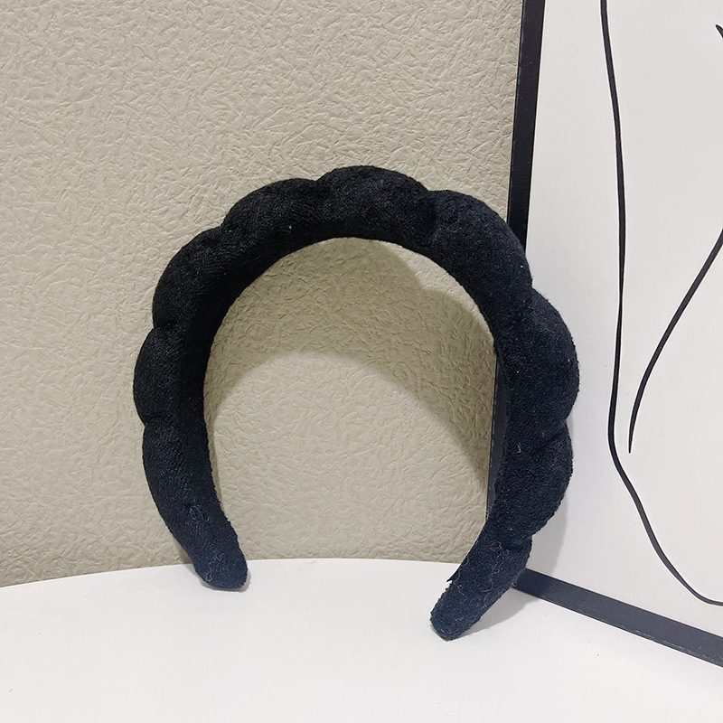 Towel flannelette sponge head hoop