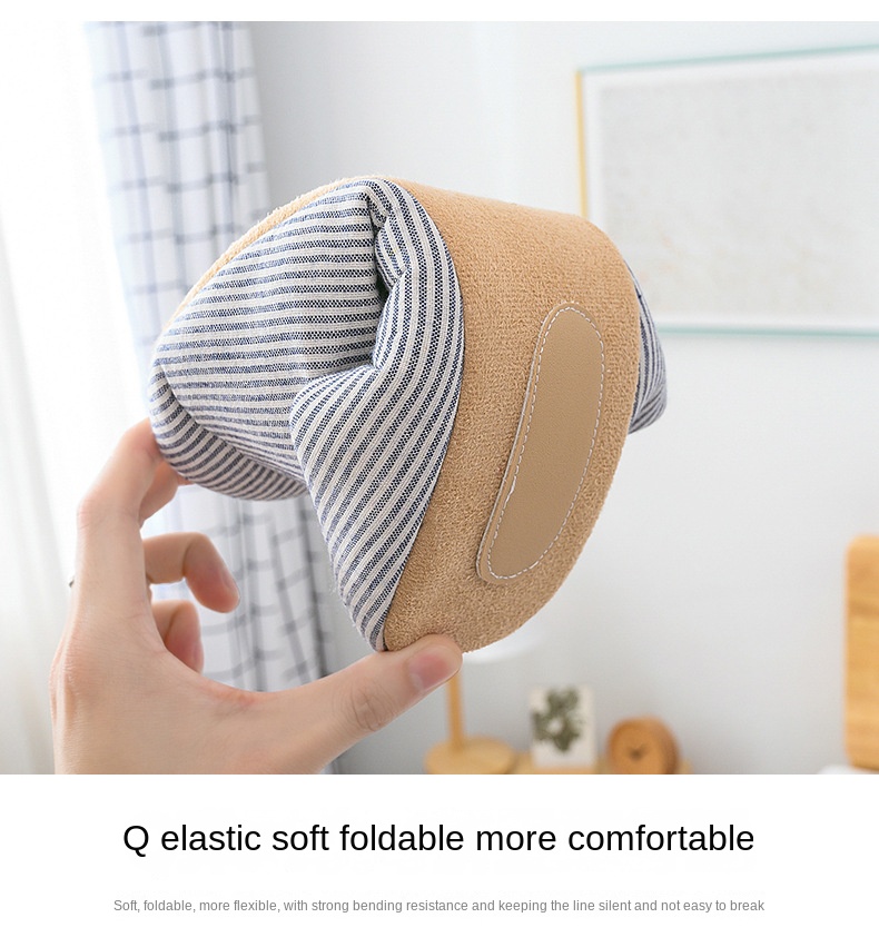 Warm plush cotton slippers
