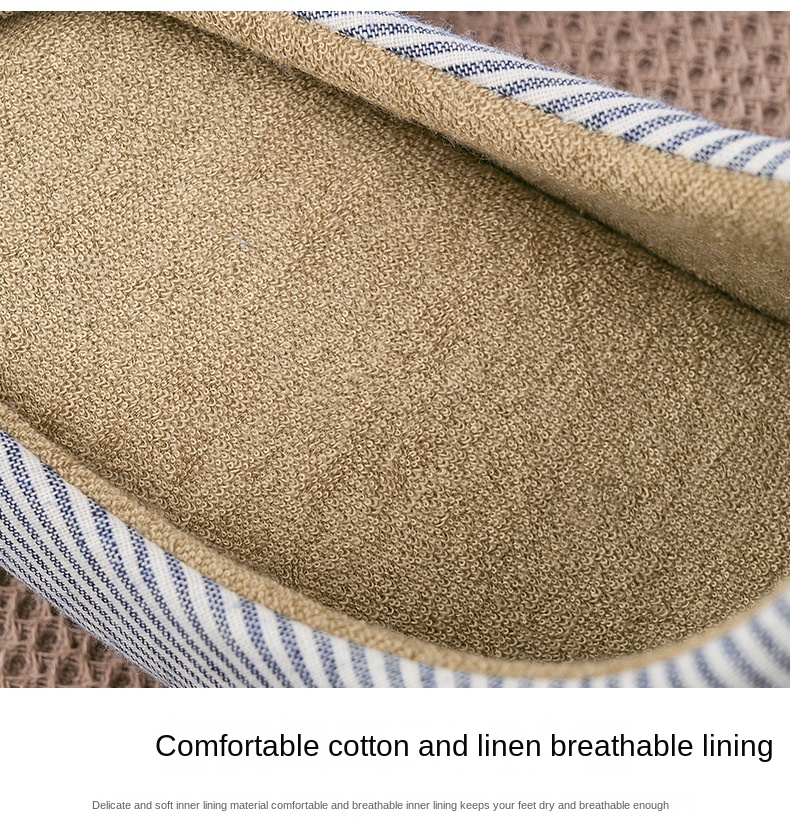 Warm plush cotton slippers