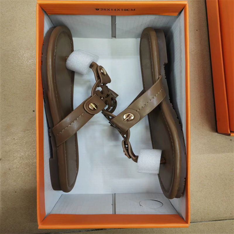 Wear flat beach slippers