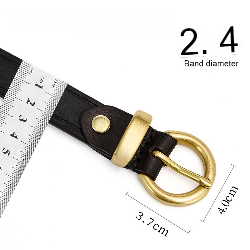 Women’s fine waist with leather couture dress belt