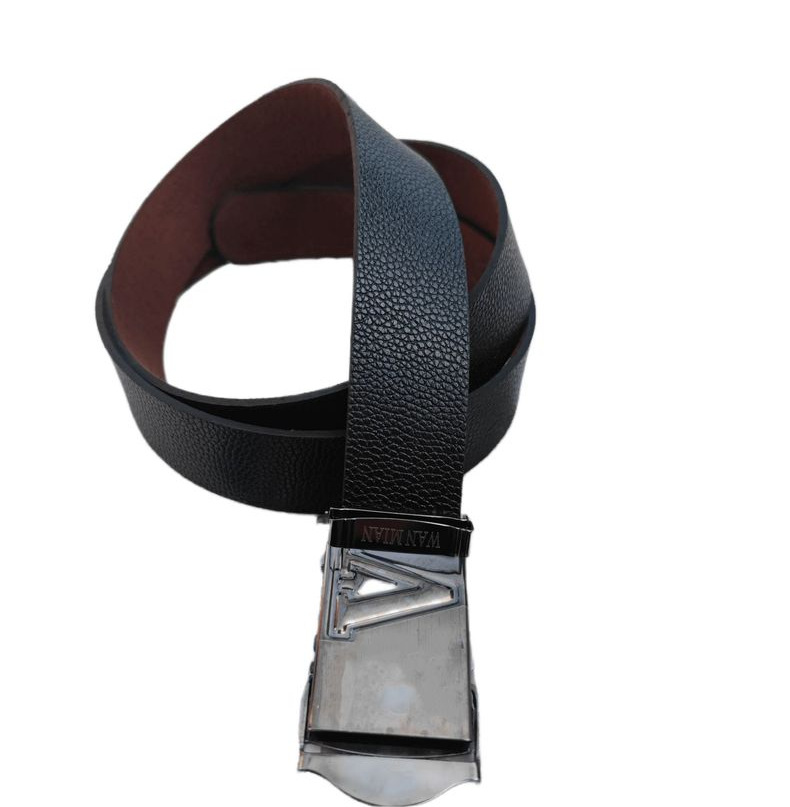 Yak belt 4 cm laser toothless buckle belt