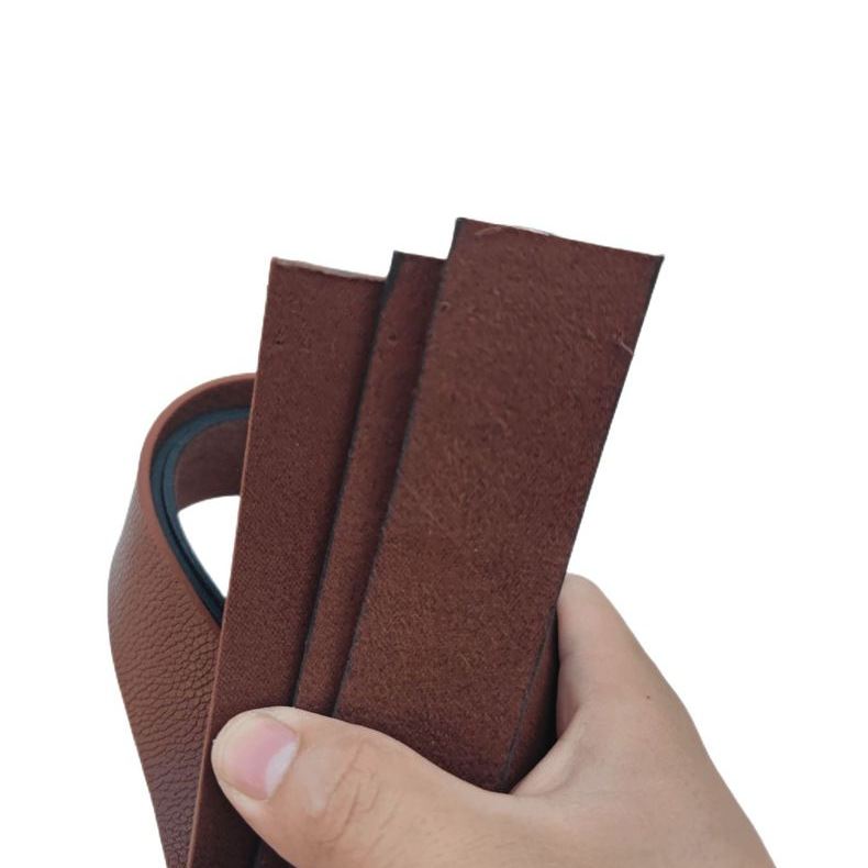 Yak belt 4 cm laser toothless buckle belt