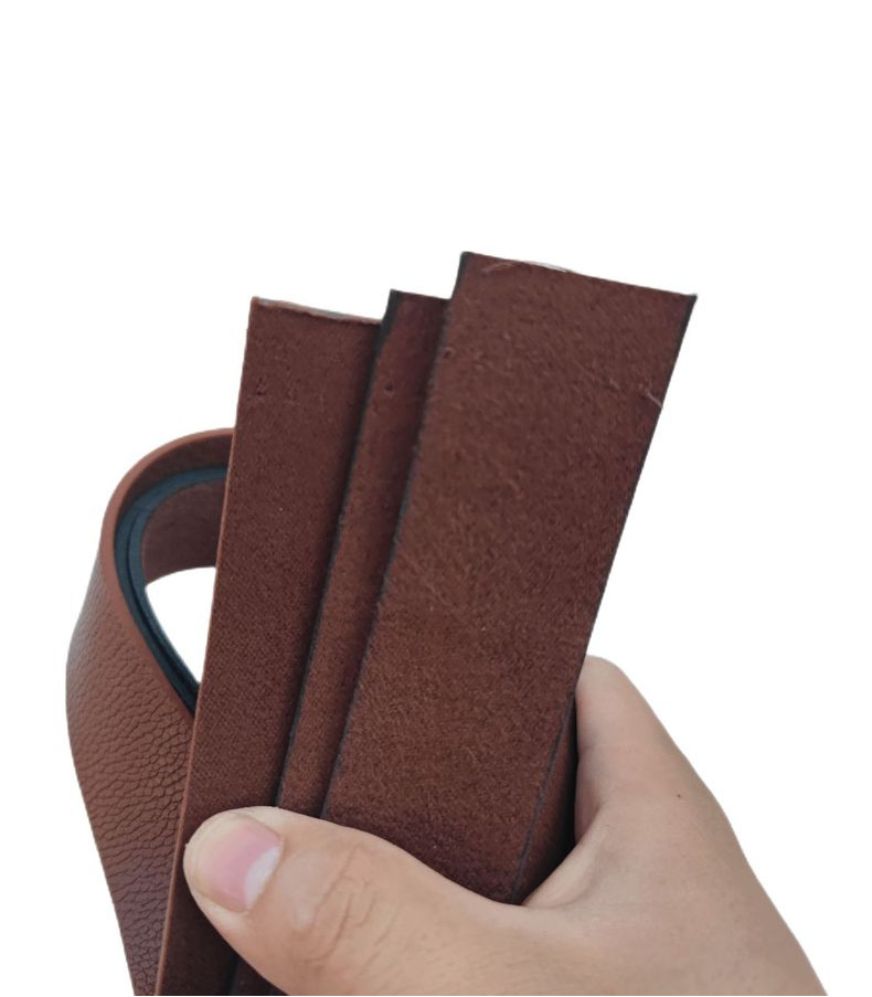 Yak belt 4 cm laser toothless buckle belt